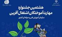 هشتمین جشنواره شناسایی و معرفی مهارت آموختگان اشتغال آفرین در سطح  استان و ملی  برگزار خواهد شد